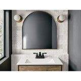 Moen Banbury 2-Handle Lever Low Arc Centerset Bathroom Faucet, Matte Black 84942BL 443465