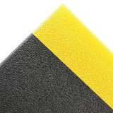Notrax Antifatigue Mat,Black,YllwBrdr,3ft.x6ft. 415S0036BY