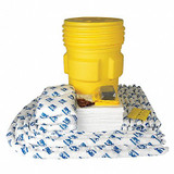 Brady Spc Absorbents Spill Kit, Oil-Based Liquids, Yellow SKO-95