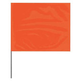 Presco Marking Flag,Orange,Blank,PVC,PK100 2321O-200