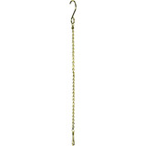 Alpine 20 In. Gold Metal 12-Item Hanging Chain Clip Strip LAN362GD