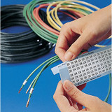 Brady Wire Marker,Printd,Repos Self-Adhes,PK25 WM-125-149-PK