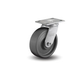 Albion Plate Caster,Swivel,Polyurethane,5 5/8"H 16SE04228S
