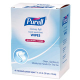 Purell Sanitizer Wipes,Box,7 x 5" 9025-12