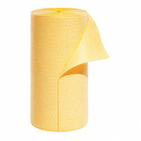 Pig Absorbent Roll,Universal,Yellow,300 ft.L MAT606