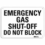 Lyle Safety Sign,10 in x 14 in,Aluminum U7-1111-RA_14X10
