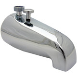 Lasco 1/2 In. or 3/4 In. Chrome Bathtub Spout with Diverter 08-2001
