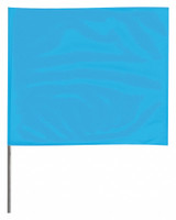 Sim Supply Marking Flag,36", Glo Blue,PVC,PK100  2336BG-200