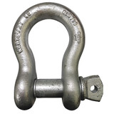 Sim Supply Anchor Shackle,24,000 lb,Carbon Steel  55AY15