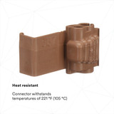 3m InsulDsplConn,Brown,Run Tap,PP,PK100 567 BOX