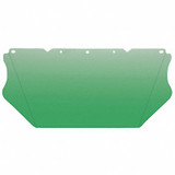 Msa Safety Visor,Green,Polycarbonate 10115842