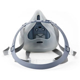 3m Half Mask Respirator,Silicone,Blue, Gray 7501