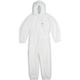 3m Coveralls,L,Wht,Non-Porous Film Lam 4510-L