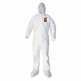 Kleenguard Coveralls,L,Wht,KleenGuard(TM) A40,PK25 44333