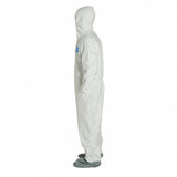 Dupont Hooded Coveralls,L,Wht,Tyvek(R) 400,PK25 TY122SWHLG002500