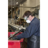 Condor Safety Goggles, PVC, Clear, Wraparound 4VCF7