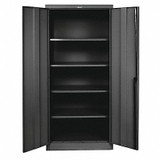 Hallowell Storage Cabinet,72"x36"x18",Black,4Shlv 415S18A-ME