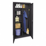 Sim Supply Storage Cabinet,78"x36"x18",Black,5Shlv  1UEY9