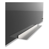 U Brands Black Glass Dry Erase Board, 70 x 47, Black Surface 173U00-01 USS-UBR173U0001