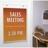 Manufacturer Varies Sign Holder,Clear,11" H 38011