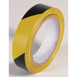 Incom Mfg Floor Tape,Black/Yellow,1 inx54 ft,Roll  VHT110