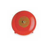 Edwards Signaling Fire Bell,Red,H 3 11/32 x L 6 x W 6 In 439D-6AW-R