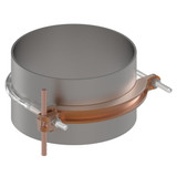 Burndy Connector,Copper,Overall L 10in GAR3907
