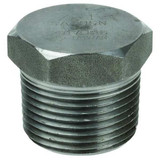 Manufacturer Varies Hex Head Plug, 304 SS, 3/4 in,Male NPT 4307000458