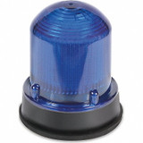 Edwards Signaling Warning Light,LED,120VAC,Blue,65 FPM  125XBRMB120AB