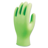 7705PFT Disposable Nitrile Gloves, Powder Free, 4 mil, Small, Fluorescent Green