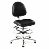 Bevco Ergonomic ESD Task Chair,Vinyl,Black 9351M-E-BKV