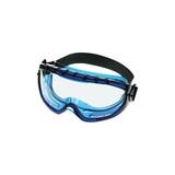 KleenGuard Monogoggle XTR Goggle, Clear/Blue, Indirect Ventilation, Anti-Fog
