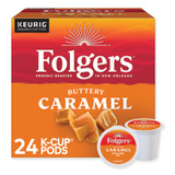 Folgers® Buttery Caramel Coffee K-Cups, 24/Box 6680
