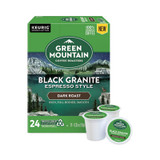 Green Mountain Coffee® Black Granite Espresso Style K-Cups, 24-Box 5000366650 USS-GMT9530