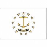 Nylglo Rhode Island State Flag,3x5 Ft 144760
