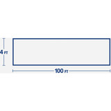 Tenax Sno-Guard 4 Ft. H. x 100 Ft. L. Polyethylene Snow Safety Fence, Orange 82119104 707237