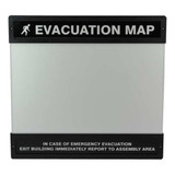 Accuform Evacuation Map Holder,11 in. x 17 in. DTA241