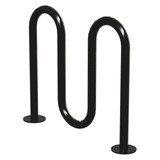 Madrax Bike Rack,Black Color,5 Cap.,3" W QS-H36-5-SF-B