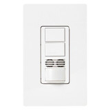 Lutron Occ Snsr,PIR/Usonic,120-277V AC,Wht MS-A202-WH