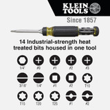 Klein 15-In-1 Multi-Bit  Ratcheting Screwdriver-Nut Driver 32305 300493