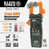 Klein 1000V AC/DC Auto-Ranging Clamp Meter