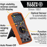Klein 8-Function Auto Ranging Digital Multimeter MM720 500836