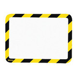 Tarifold Sign Holder,Yellow/Black,1/8 in. H,PK2 P194994