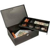 Barska Cash Box With Tray With Keyed Lock CB11792 11-1/2"" x 7-3/4"" x 4-3/8"" D