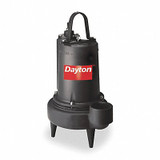 Dayton 3 HP,Sewage Ejector Pump,460VAC 3BB96