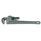 Aluminum Pipe Wrench, 15 Head Angle, Drop Forged Steel Jaw, 18 in