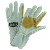 Goat Mig Gloves, Goat Leather; Cowhide; Kevlar Thread, 2X-Large, Cream; Beige