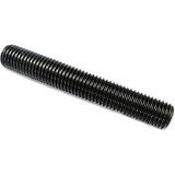 1/4-20 x 3"" Plain Finish Low Carbon Fully Threaded Stud - Package Qty 100