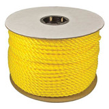 Sim Supply Gen. Purp. Utility Rope,3/8"Dia.x1,200'L  350120-YEL-01200-R0303