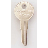 Kaba Ilco Key Blank,Brass,Type IN8,PK10 L1054B-IN8